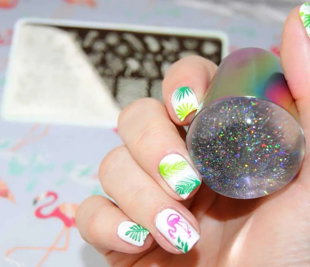 BORN PRETTYRainbow Силиконовые ногтей штампы для маникюра с цветными ручками партия