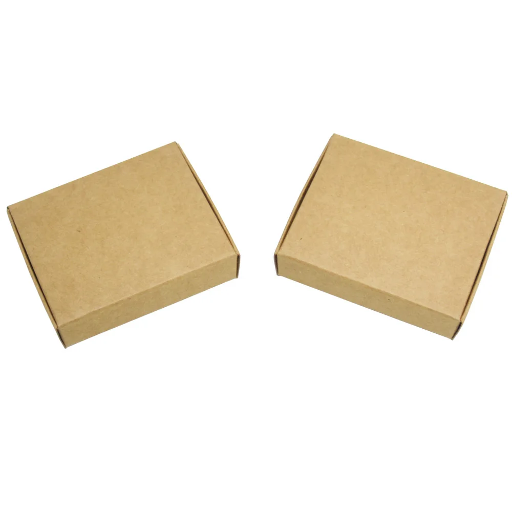 25Pcs 13*9.5*3cm kraft paper craft box small cardboard packing/package candy gift card photos packaging boxes | Дом и сад