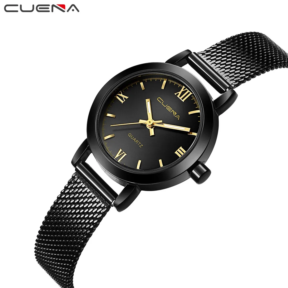 Montre Femme,, Топ бренд, роскошные женские часы, браслет из нержавеющей стали с сеткой, часы, женское платье, кварцевые часы, Relogio Feminino