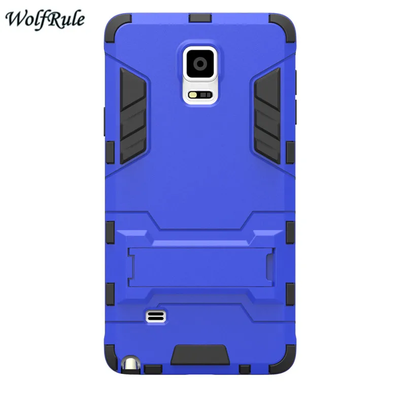 For Cover Samsung Galaxy Note 4 Case TPU PC Holder Bumper Phone N9100 |