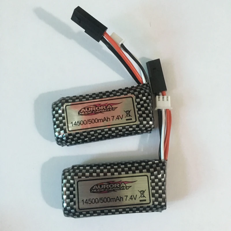 

9136 1/16 2.4G 4WD Remote Control RC Car 36km/H Bigfoot Off-Road Truck Model Spare Parts Batttery 7.4V 500MAH Recharge Battery