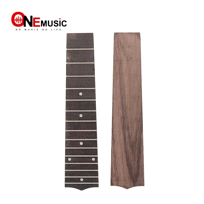 

21 Soprano Ukulele Fingerboard for Ukulele with 4MM Dot 15 Fret Rosewood UK Fretboard Replacement