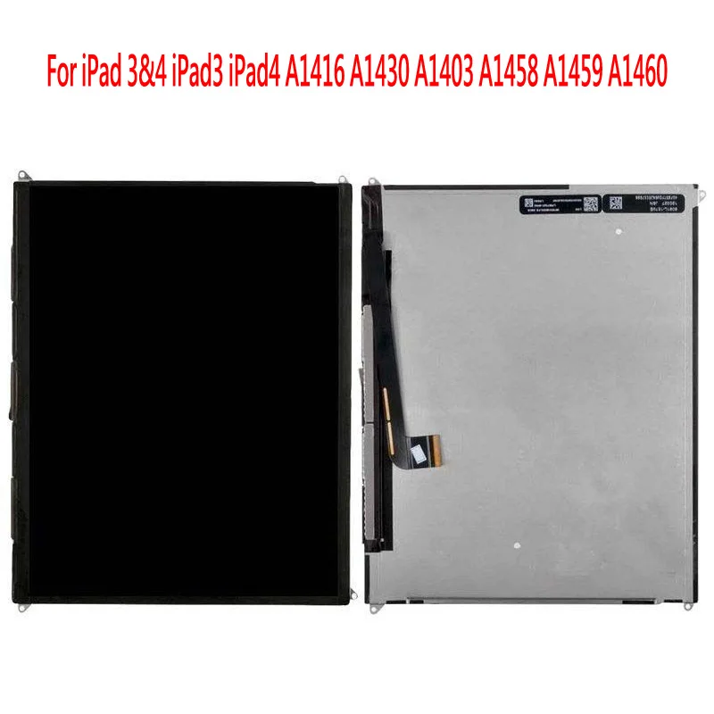 

10 Pcs LCD Display For iPad 3&4 iPad3 iPad4 A1416 A1430 A1403 A1458 A1459 A1460 LCD Matrix Screen Tablet Panel Monitor