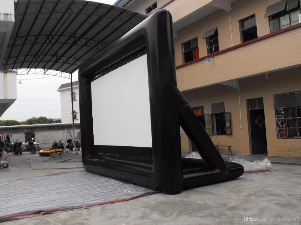 Новое поступление ПВХ воздушный надувной экран рамочный заводская цена