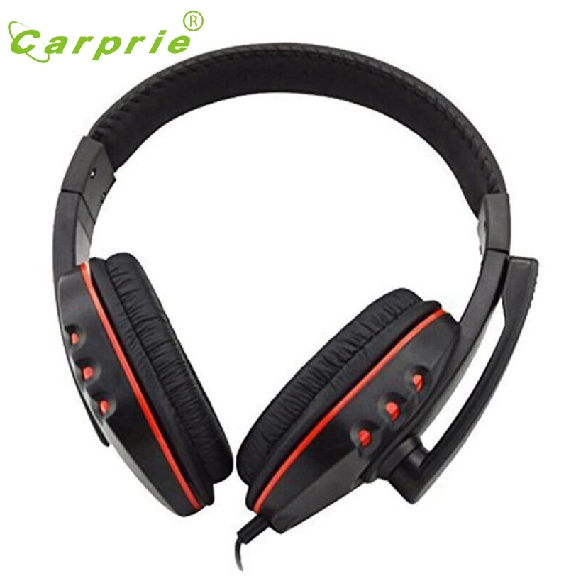 CARPRIE новая игровая гарнитура Голосовое управление проводное Hi-Fi качество звука для PS4 черный+ красный