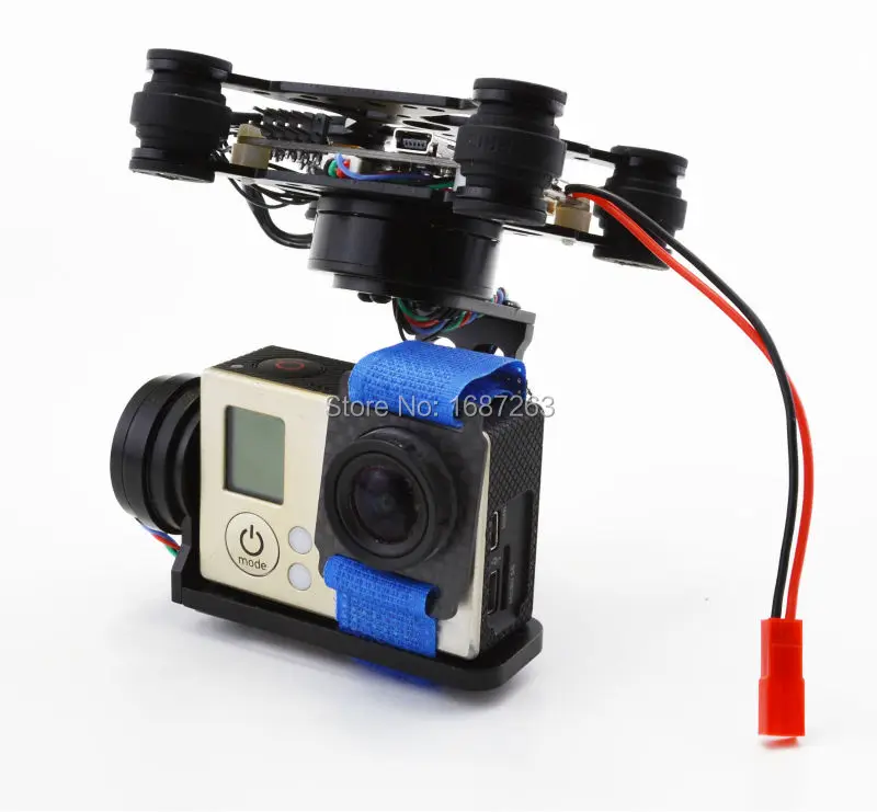 3 осевая бесщеточная Карданная Рамка W/ 2204 260KV & 2805 140KV Motor Storm32 Controller для Gopro 4 Hero 5 6