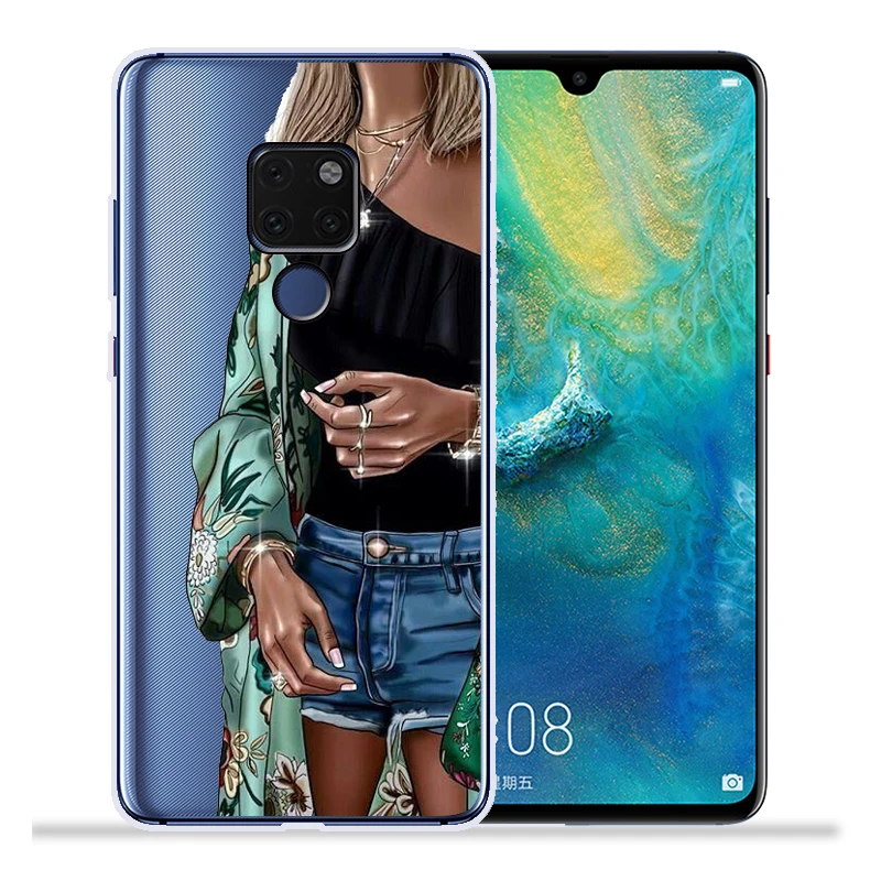 Модный чехол для телефона на высоком каблуке для девушек и женщин huawei mate 20 Lite Pro mate 9 10 Lite Pro Nova 2 Plus Nova3 Nova3i задняя крышка Etui