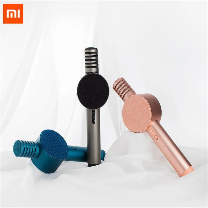 Xiaomi xiaohou аудио беспроводной микрофон караоке уникальный акустический дизайн