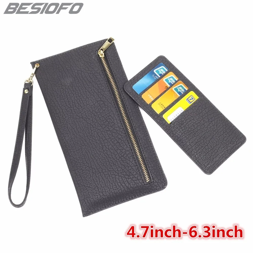 Вообще девушка Для женщин сумка кошелек на молнии крышки с гнездами для карт