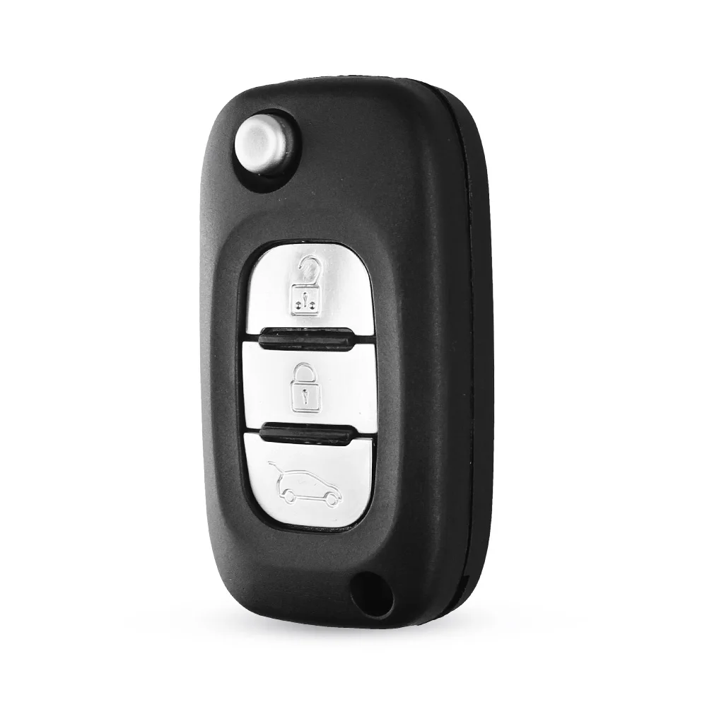 KEYYOU 2/3 кнопки дистанционного управления откидной складной чехол для ключа Renault Clio