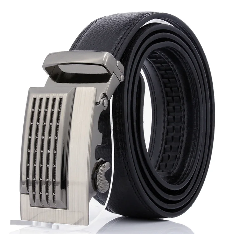 automatic young and middle-aged leisure tie-in belts alloy buckle belt scratch-resistant wear-resistant |