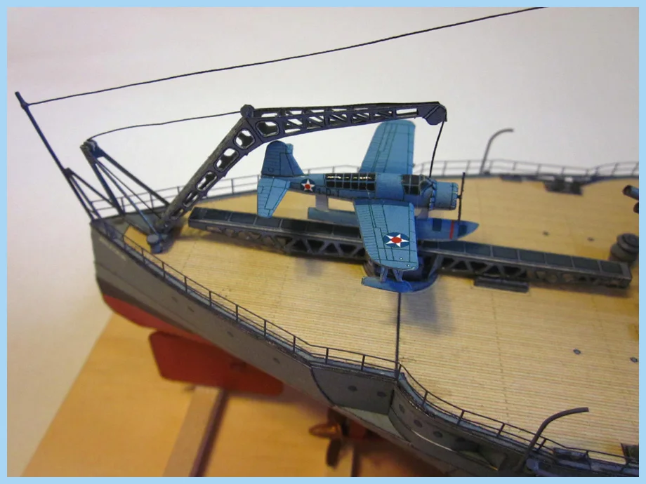 DIY Бумажная модель 1:250 USS Arizona линкор Императорский японский темно-синий собрать бумажное ремесло 3D головоломка модель набор игрушек для детей