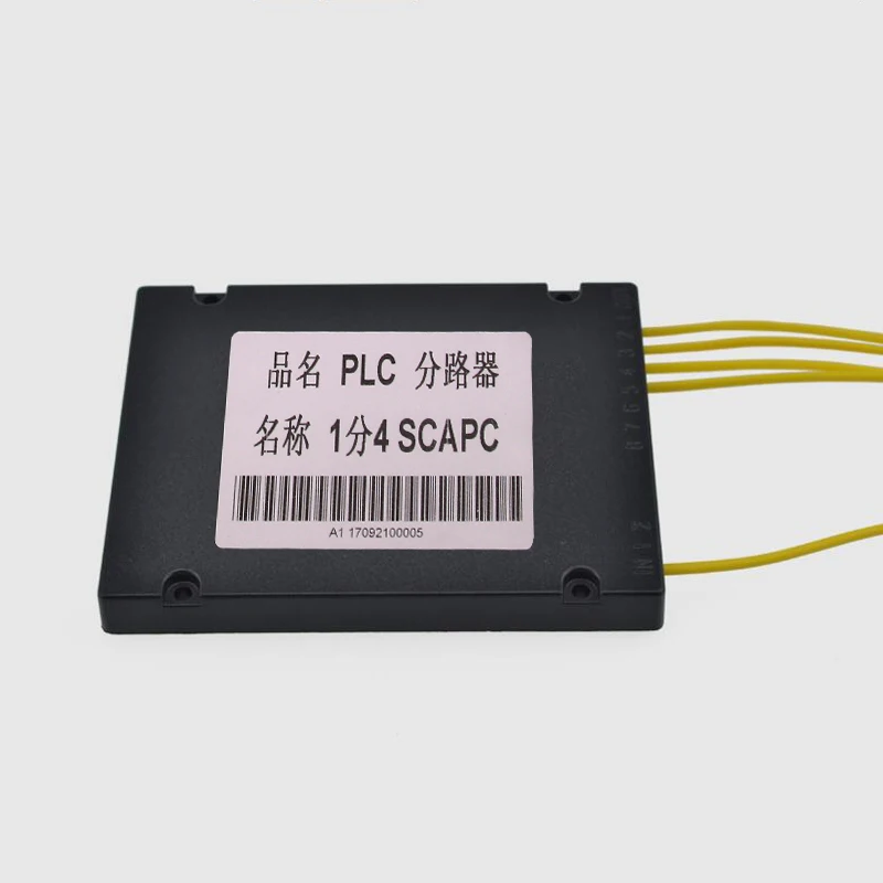 Оптоволоконный ПЛК-Сплиттер ABS Box 1x4 SC/APC соединитель 2 0 мм 1 м бесплатная доставка |