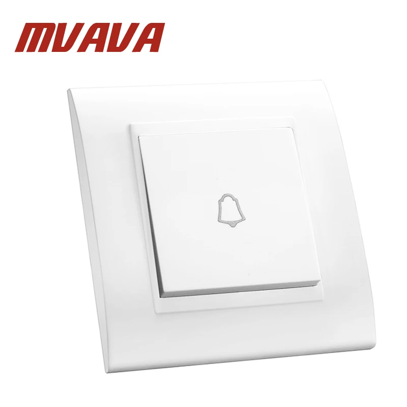 MVAVA 86*90 мм 110 250 В нажимное дно домашний офис отель ворота дверной звонок настенный