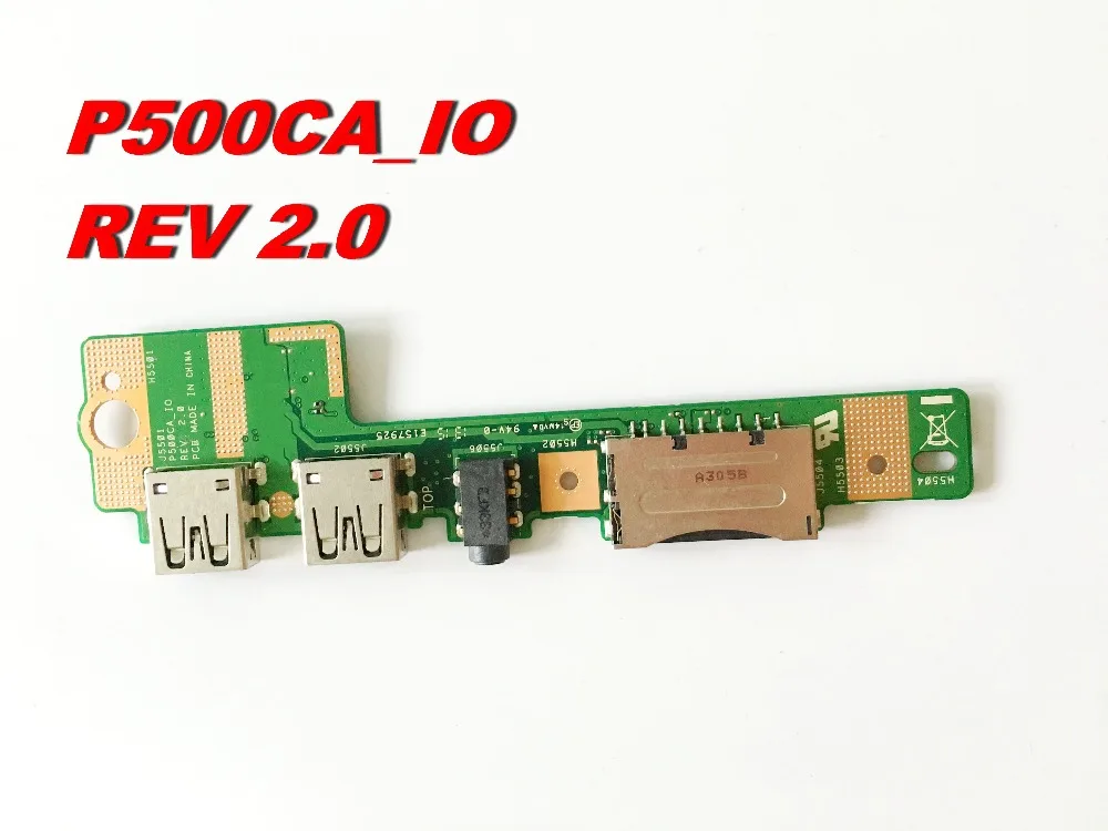 Оригинал для ASUS P500ca USB аудио SD карта плата P500CA IO REV 2 0 протестирована хорошая