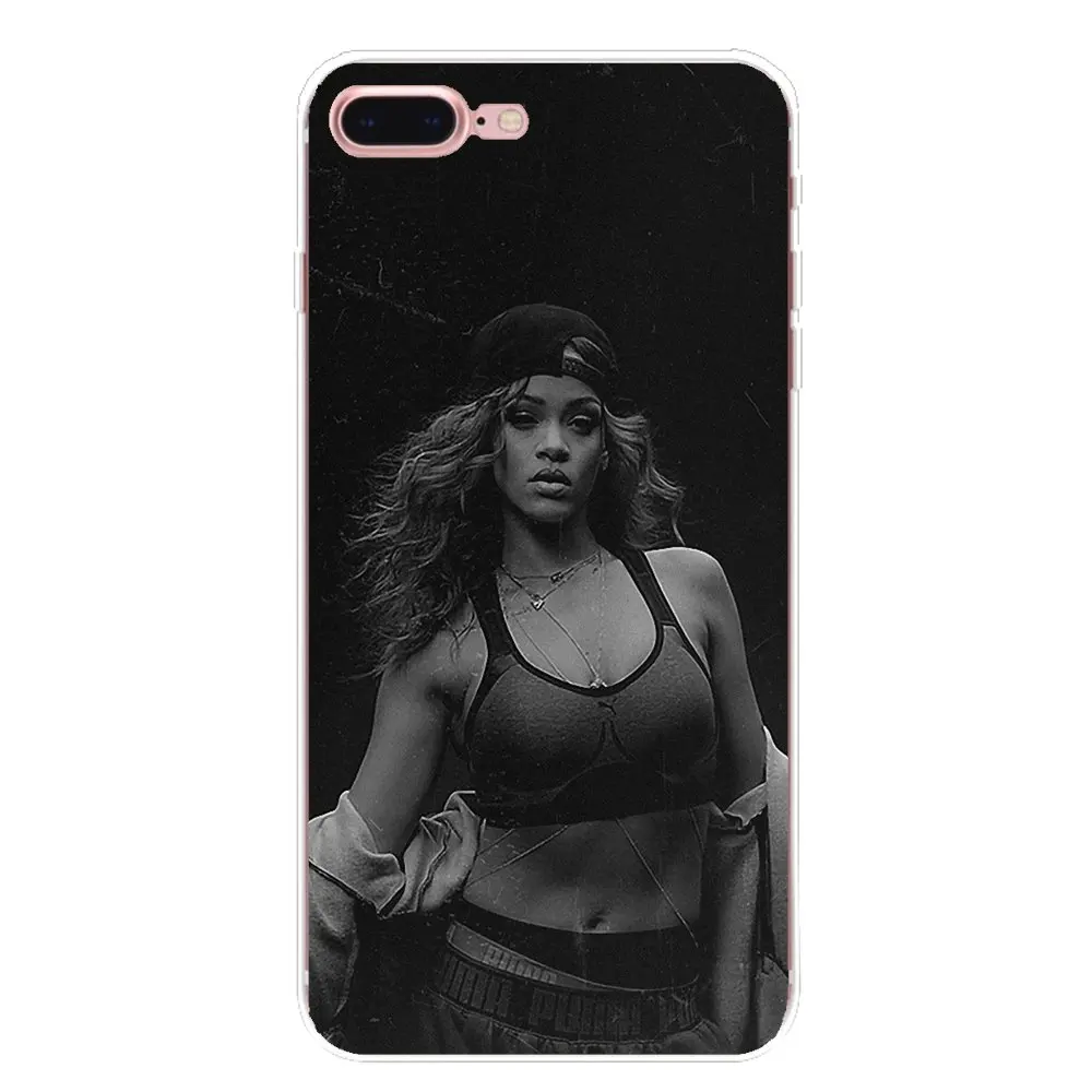 Custom Sexy Pop Star Rihanna Silicone Case For Samsung Galaxy S2 S3 S4 S5 MINI S6 S7 edge S8 S9 Plus Note 2 3 4 5 8 Coque Fundas |