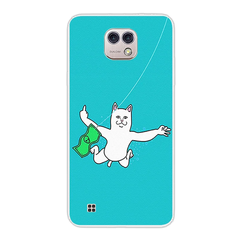 Роскошный чехол для LG X Cam чехлы задней панели с изображением волка K580 K580DS мягкие