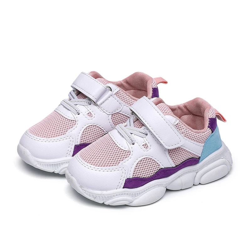 Кроссовки детские дышащие сетчатые повседневная спортивная обувь для