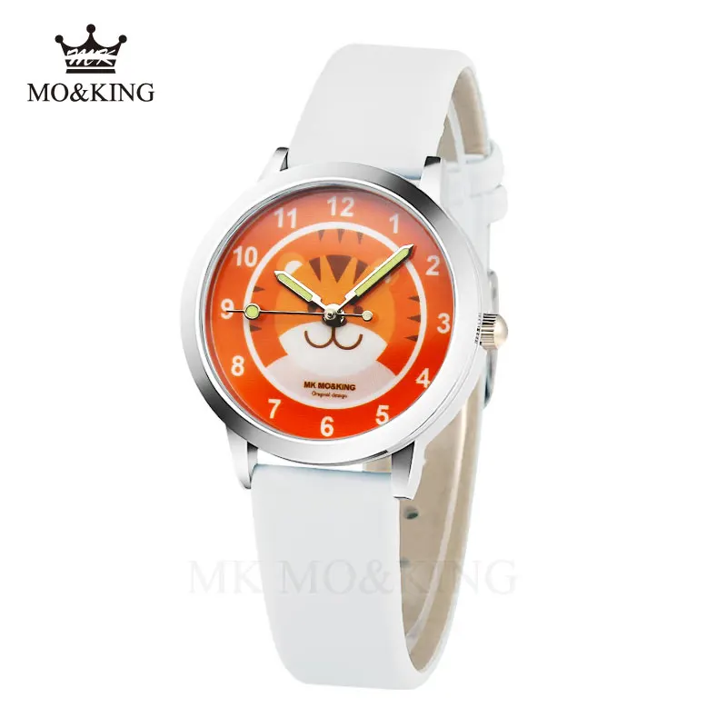 luxury brand women tiger children's boys girls kids Cartoon dog Quartz wrist watch Clock gifts bracelet relojes synoked kittyed |