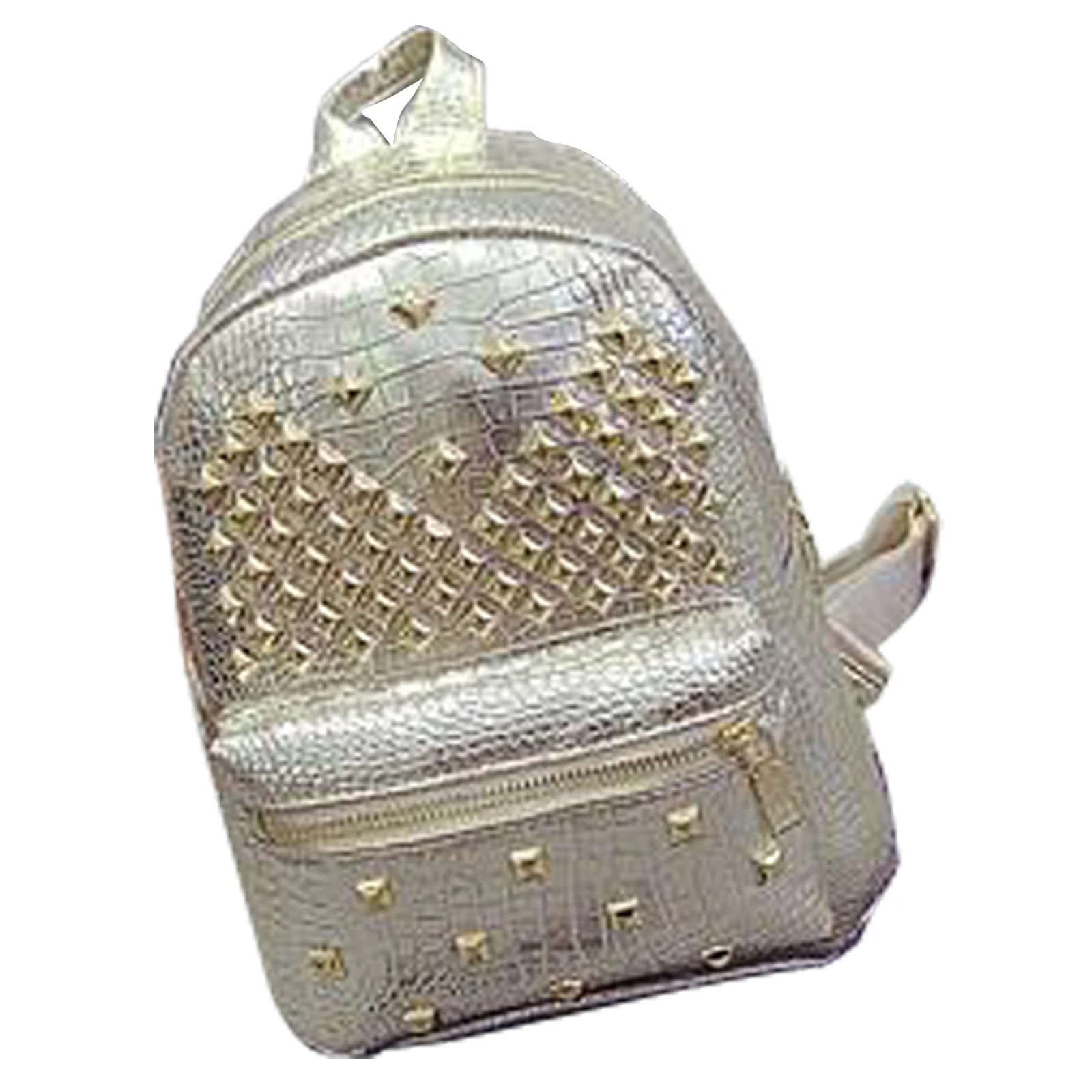 Женский рюкзак с заклепками винтажный мини из искусственной кожи для школы 2017|rivet