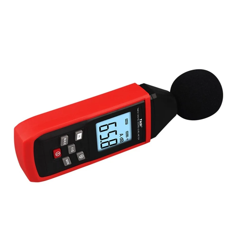 TA8151 Sound Level Meter Digital Noise Tester 30-130dB Decibel Monitoring Meters with Bracket | Инструменты