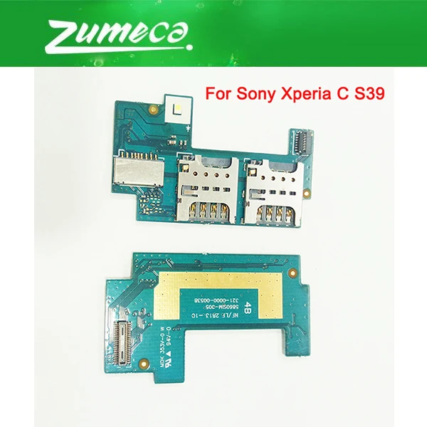 Для Sony Xperia C Dual C2304 C2305 S39h S39 слот для sim карты держатель лотка считывания карт