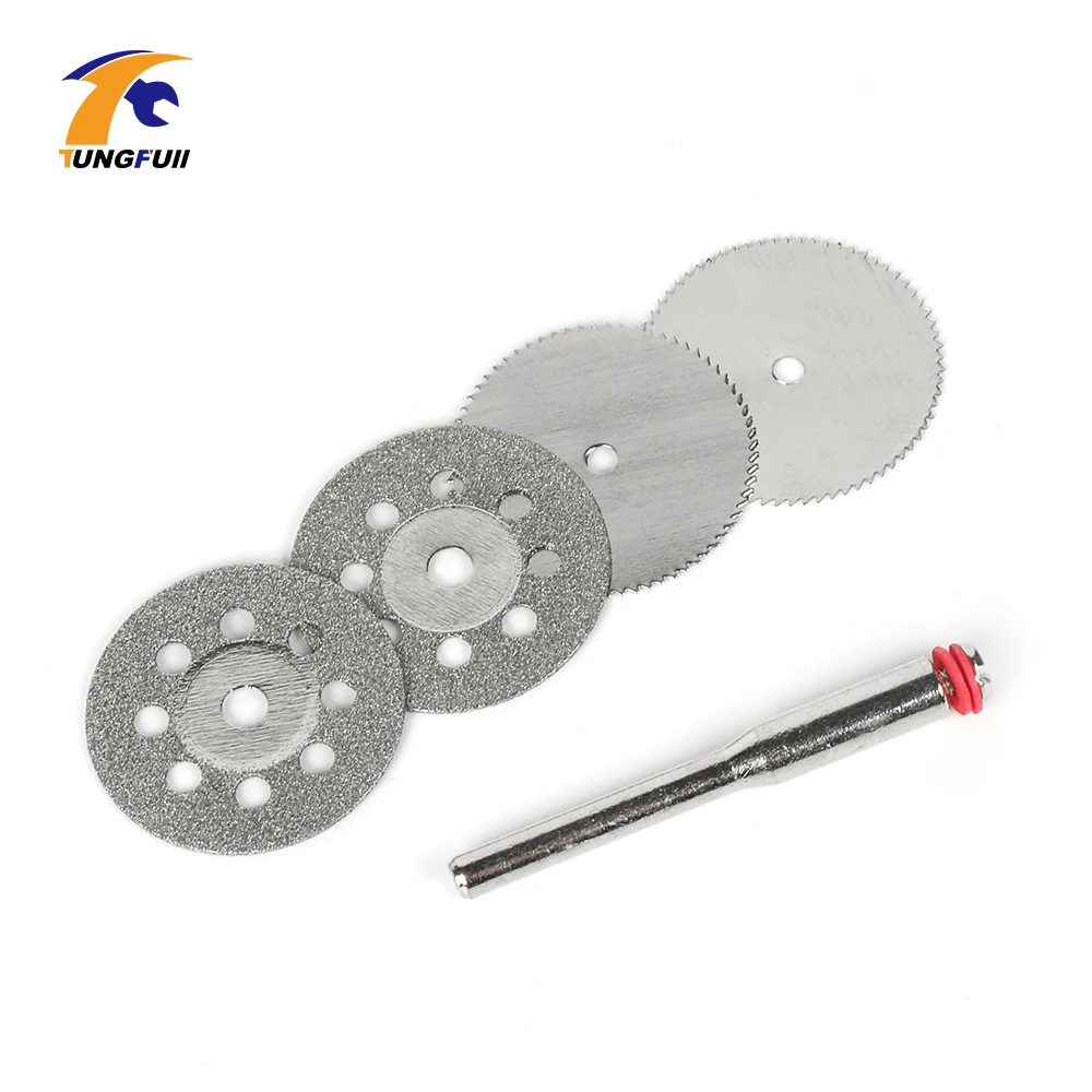 

Dutoofree Dremel Accessories For Electric Engraver Dremel 22mm Diamond Cutting Discs Drilling Machine For Wood Carving Burs