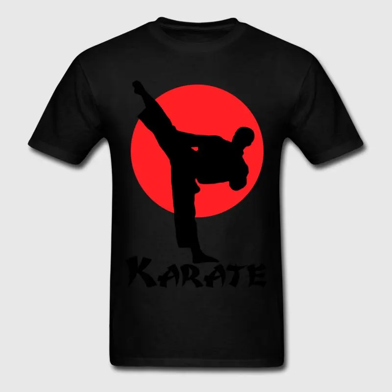 Новая мода Для мужчин футболки тенденция карате делать футболка хип-хоп летний