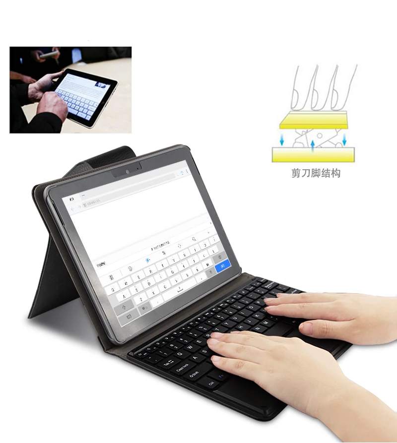 Чехол для microsoft Surface Go 10,1 дюймов магнитно Съемный беспроводной Bluetooth клавиатура мышь чехол+ стилус