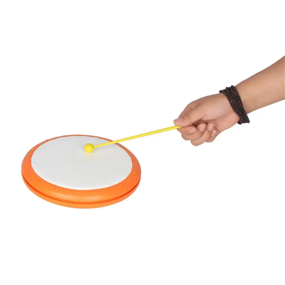 Drum Tambourine with Drumstick Plastic Percussion Instrument Artistic Performance Beautiful Musical Toy | Спорт и развлечения