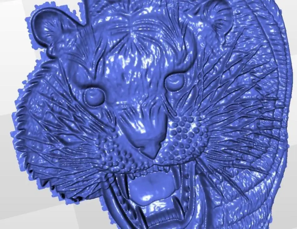 Рельефная тигра _ 2 3d модель для cncin STL файл | Инструменты