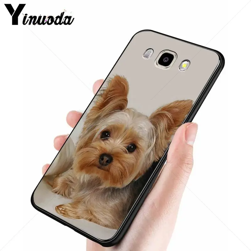 Yinuoda йоркширский терьер собака щенок мягкий чехол для телефона Samsung Galaxy j7 2017 prime j8