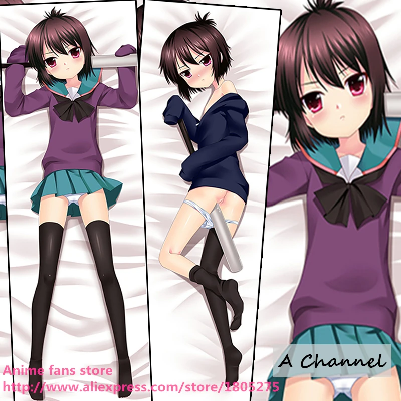 

Lovely Japanese Anime Pillowcase A Channel Cute Cool Dakimakura decorative Hugging Body Pillow Case bedding