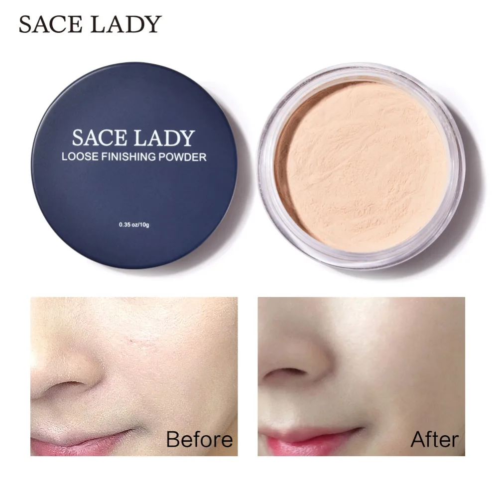 SACE LADY Face свободный порошок матовая отделка прозрачный установочный