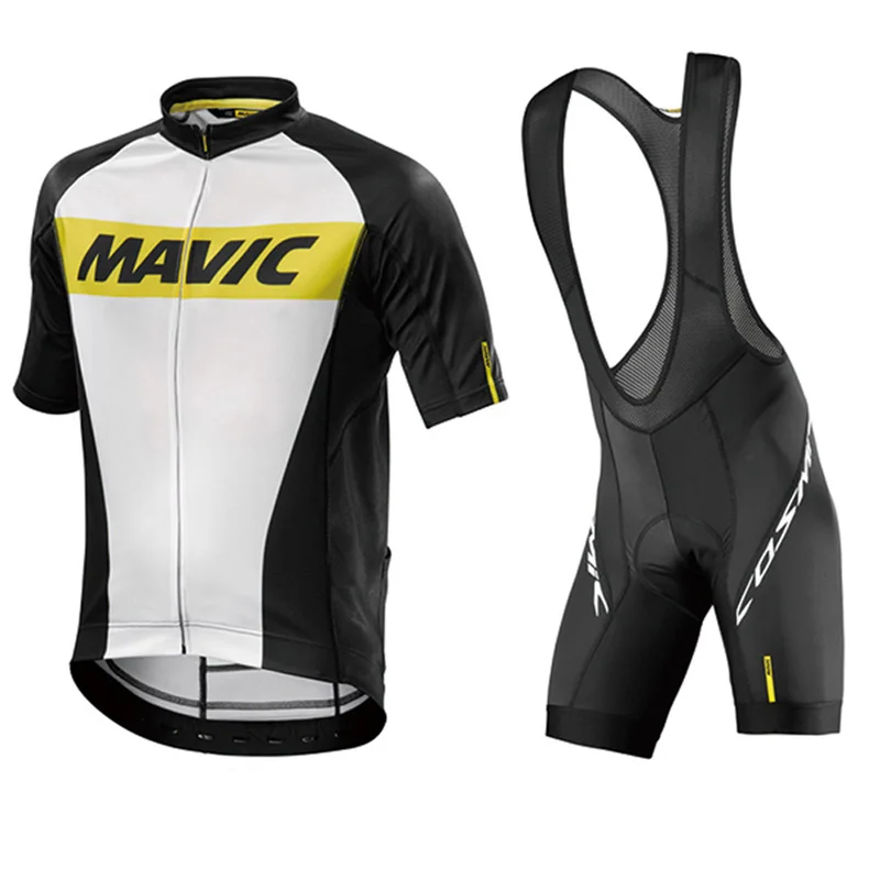 Для велоспорта Mavic Джерси лето 2019 с коротким рукавом Быстросохнущий велосипедный