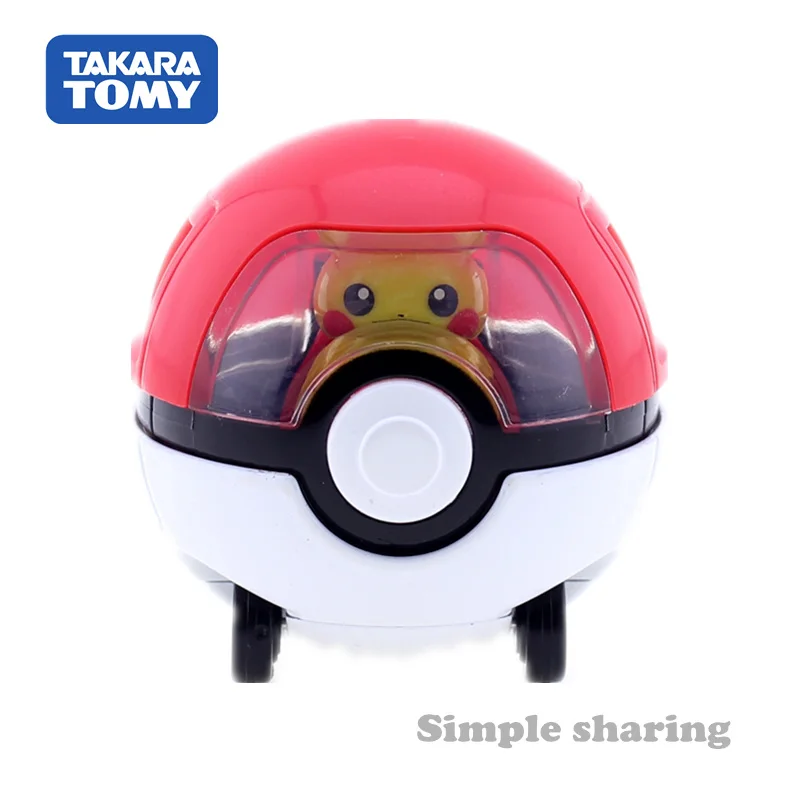 Takara Tomy Dream Tomica R10 ездить на Пикачу Карманный Монстр мяч забавные фигурки покемонов