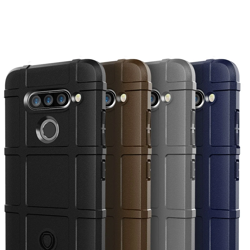 Прочная защита крышка для LG V50 V40 V30 Силиконовый противоударный чехол G8 ThinQ K40 Q60 70