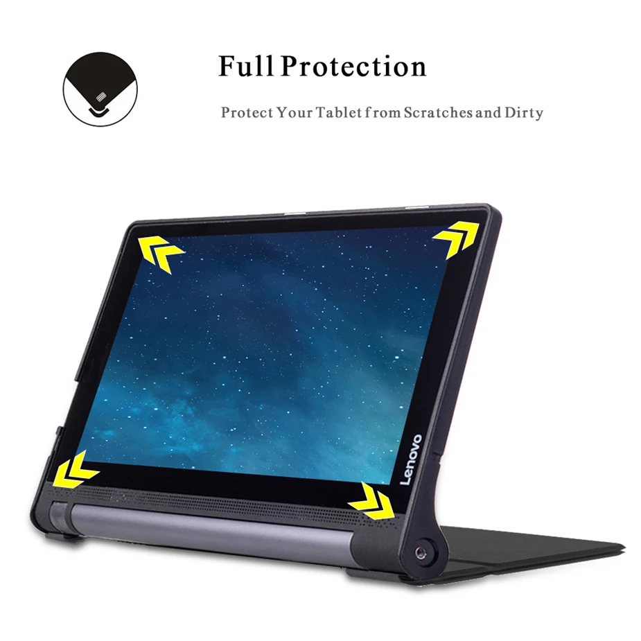 Магнитный чехол GUKEEDIANZI PU для lenovo YOGA Tab 3 10 X50F X50M X50L YT3-X50F YT3-X50M 10," складной Фолио стоячая таблетница