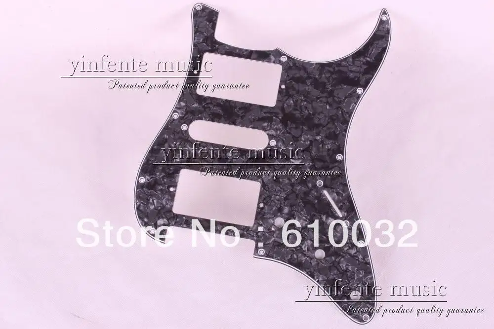 

Black Pickguard HSH для гитары F ender Strat Y-63 #