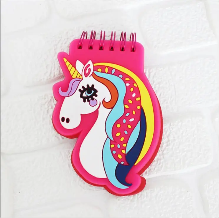 Unicorn 1 шт. мини милые животные Единорог Сова Карманный пустой граффити спираль блокнот планировщик для детей, чтобы сделать это планировщик маленькая бумага для заметок - Цвет: Unicorn