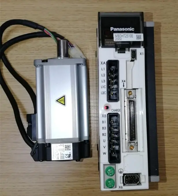 1 комплект 400 Вт PANASONIC Серводвигатель MHMD042G1U + MBDHT2510E|Запчасти для