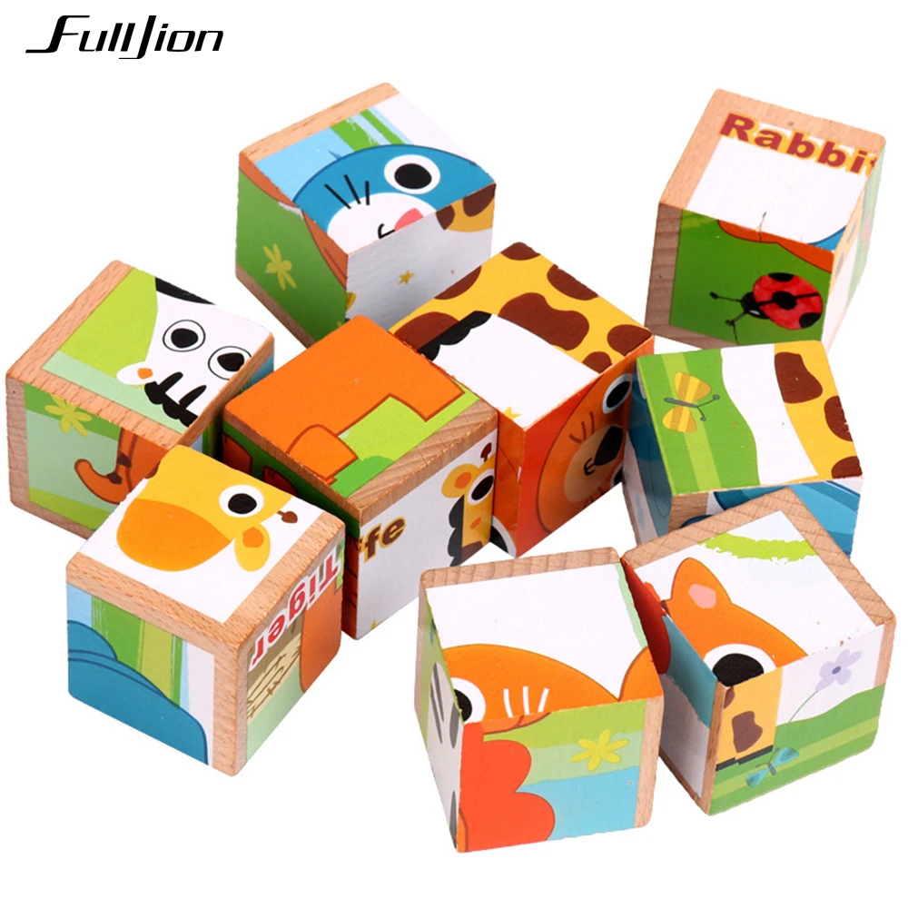 Fulljion деревянные игрушки пазлы модель пазл 3D Обучающие игры детские коробки