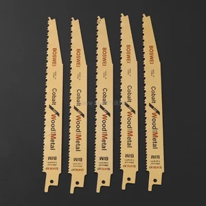 5-шт.лот 8-дюймовый BIM сабельный быстрорежущий пильный диск S3456XF для резки металла и дерева, оптовая продажа и Прямая поставка