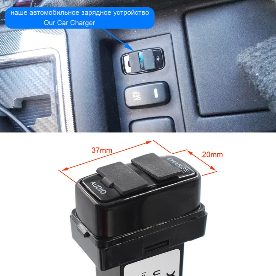 XCGaoon 5 шт. специальный Специальный в 2 1 а автомобильный USB интерфейс гнездо