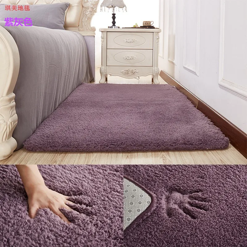 Большой ковер 2MX3M утолщенный плюшевый мягкий ворсистый alfombra из искусственного