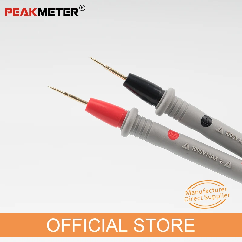 PEAKMETER двухслойный силиконовый 1000V 20A Универсальный цифровой мультиметр