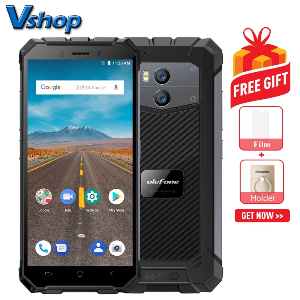 Оригинальный Ulefone Armor X 4G мобильный телефон Android 8 1 2 ГБ + 16 Гб IP68 водонепроницаемый
