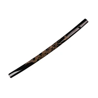 high quality delicate sword fitting dragon engraved wooded black saya sheath scabbard for samurai japanese katana fully handmade