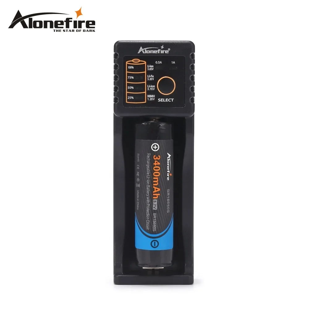 Alonefire MC101 Интеллектуальный литий-ионный аккумулятор 3,7 в Ni-MH Ni-Cd 1,2 в USB зарядное устройство для 26650 18650 18350 16340 10440