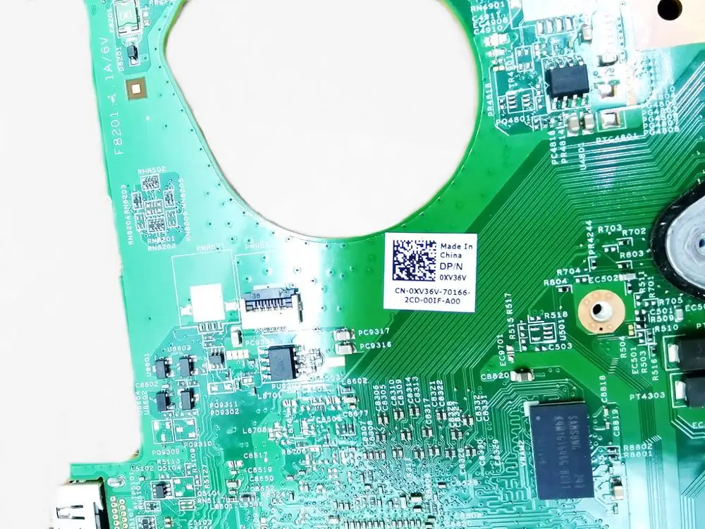 Оригинальный Для DELL V3550 Материнская плата ноутбука HD6630M 1 ГБ CN 0XV36V испытанное